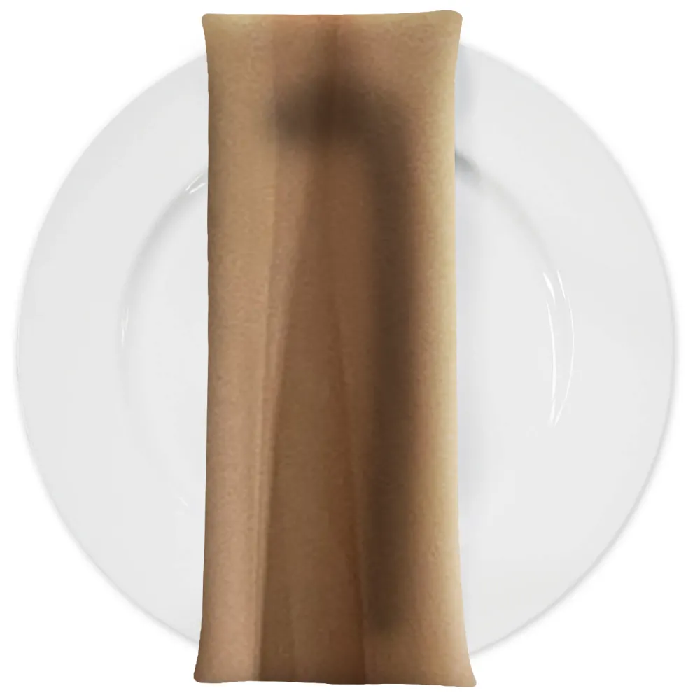 Scuba (Wrinkle-Free) Table Napkin in Camel