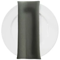 Scuba (Wrinkle-Free) Table Napkin in Gunmetal