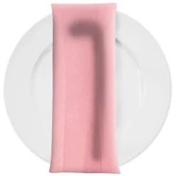 Scuba (Wrinkle-Free) Table Napkin in Pink