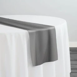 Scuba (Wrinkle-Free) Table Runner in Gray
