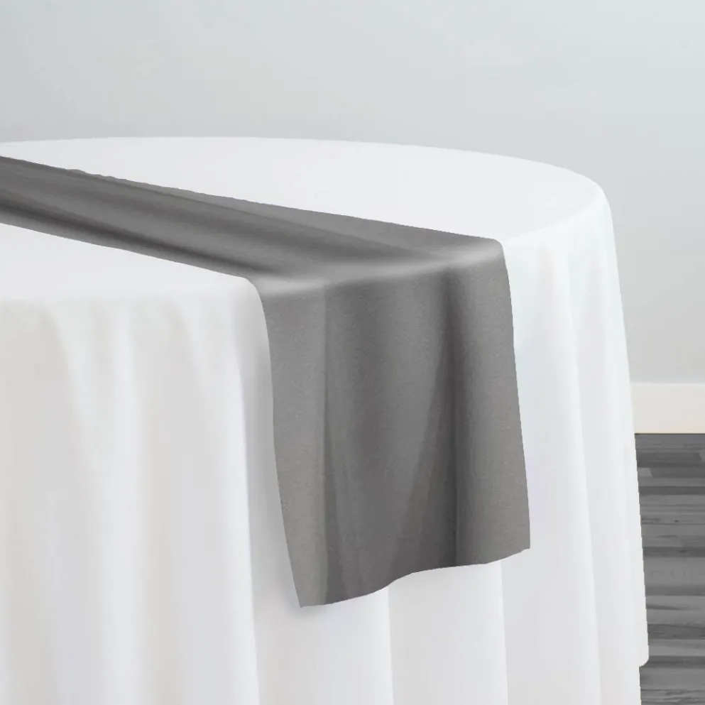 Scuba (Wrinkle-Free) Table Runner in Gray