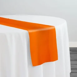 Scuba (Wrinkle-Free) Table Runner in Orange 1406