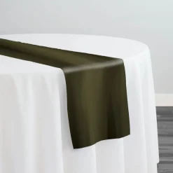 Scuba (Wrinkle-Free) Table Runner in Olive