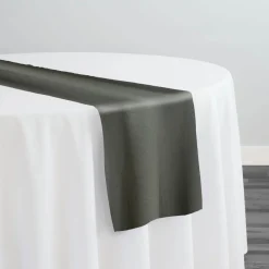 Scuba (Wrinkle-Free) Table Runner in Gunmetal