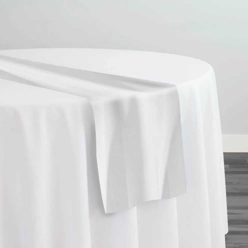 Scuba (Wrinkle-Free) Table Runner in White