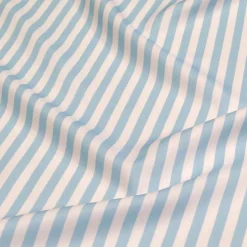 Seersucker (Poly Print) Table Linen in Lt Blue