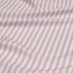 Seersucker (Poly Print) Table Linen in Pink