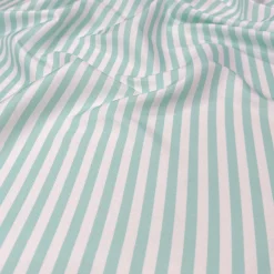 Seersucker (Poly Print) Table Napkin in Teal Green