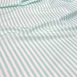 Seersucker (Poly Print) Table Napkin in Teal Green