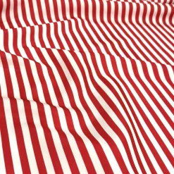 Seersucker (Poly Print) Table Napkin in Red