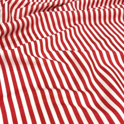 Seersucker (Poly Print) Table Napkin in Red