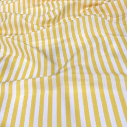 Seersucker (Poly Print) Table Napkin in Yellow