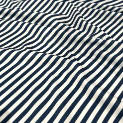 Seersucker (Poly Print) Table Napkin in Navy