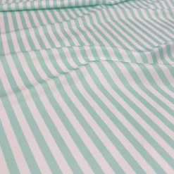 Seersucker (Poly Print) Table Runner in Teal Green