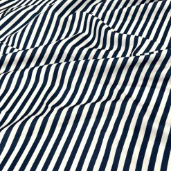 Seersucker (Poly Print) Table Runner in Navy