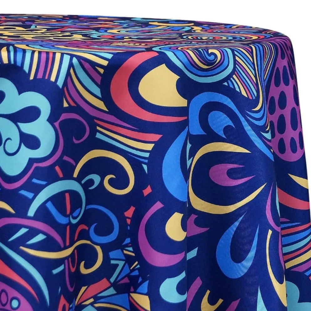 70's Funk (Poly Print) Table Linen