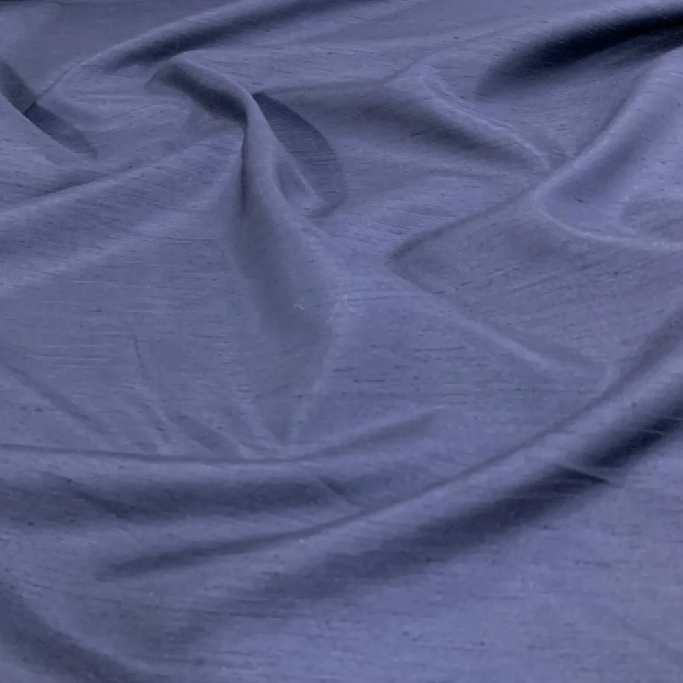 Shantung Satin (Reversible) Table Linen in Navy