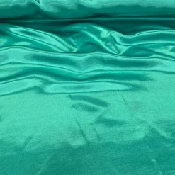 Shantung Satin (Reversible) Table Linen in Teal Green