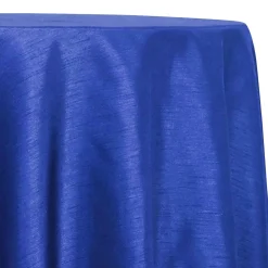 Shantung Satin (Reversible) Table Linen in Royal