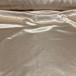 Shantung Satin (Reversible) Table Linen in Champagne