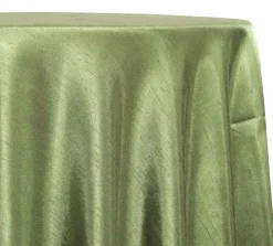 Shantung Satin (Reversible) Table Linen in Sage