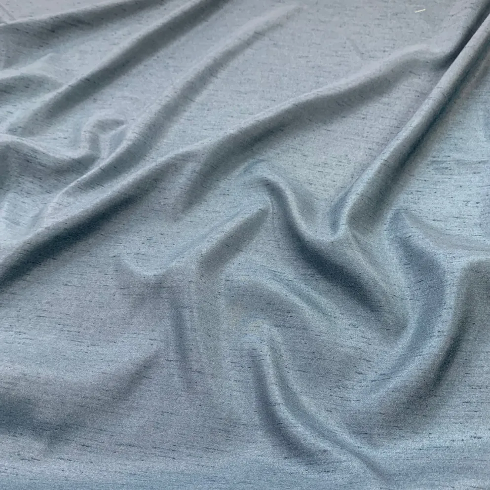Shantung Satin (Reversible) Table Runner in Baby Blue