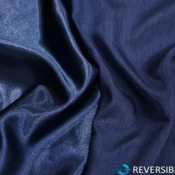 Shantung Satin (Reversible) Table Runner in Navy