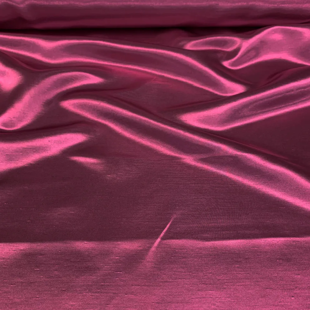 Shantung Satin (Reversible) Table Runner in Magenta