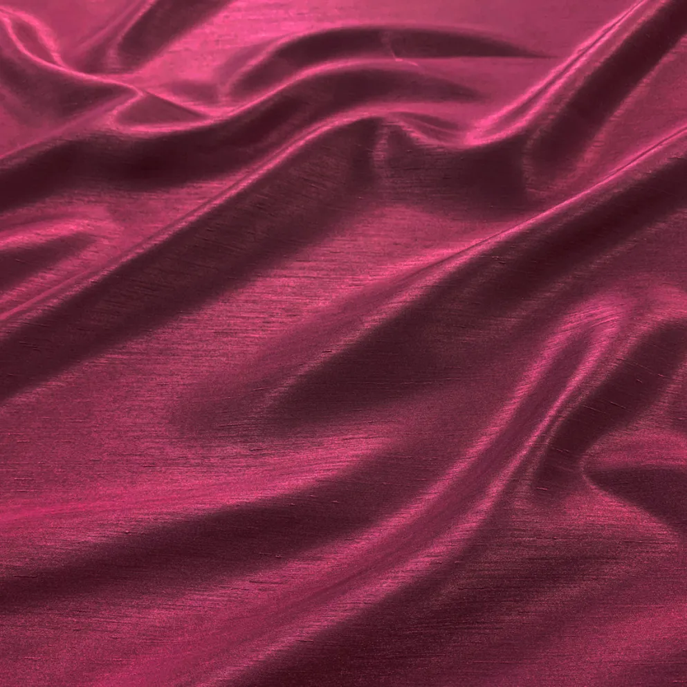 Shantung Satin (Reversible) Table Runner in Magenta