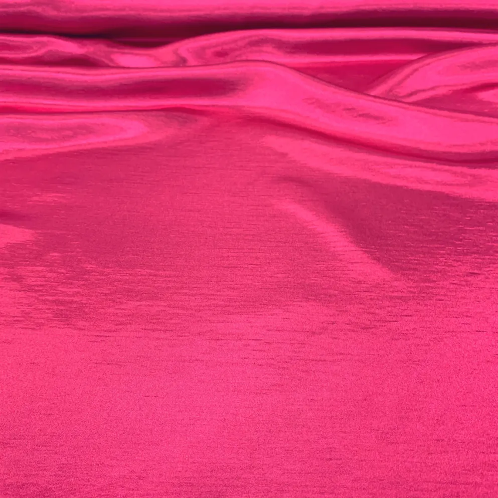 Shantung Satin (Reversible) Table Runner in Fuchsia