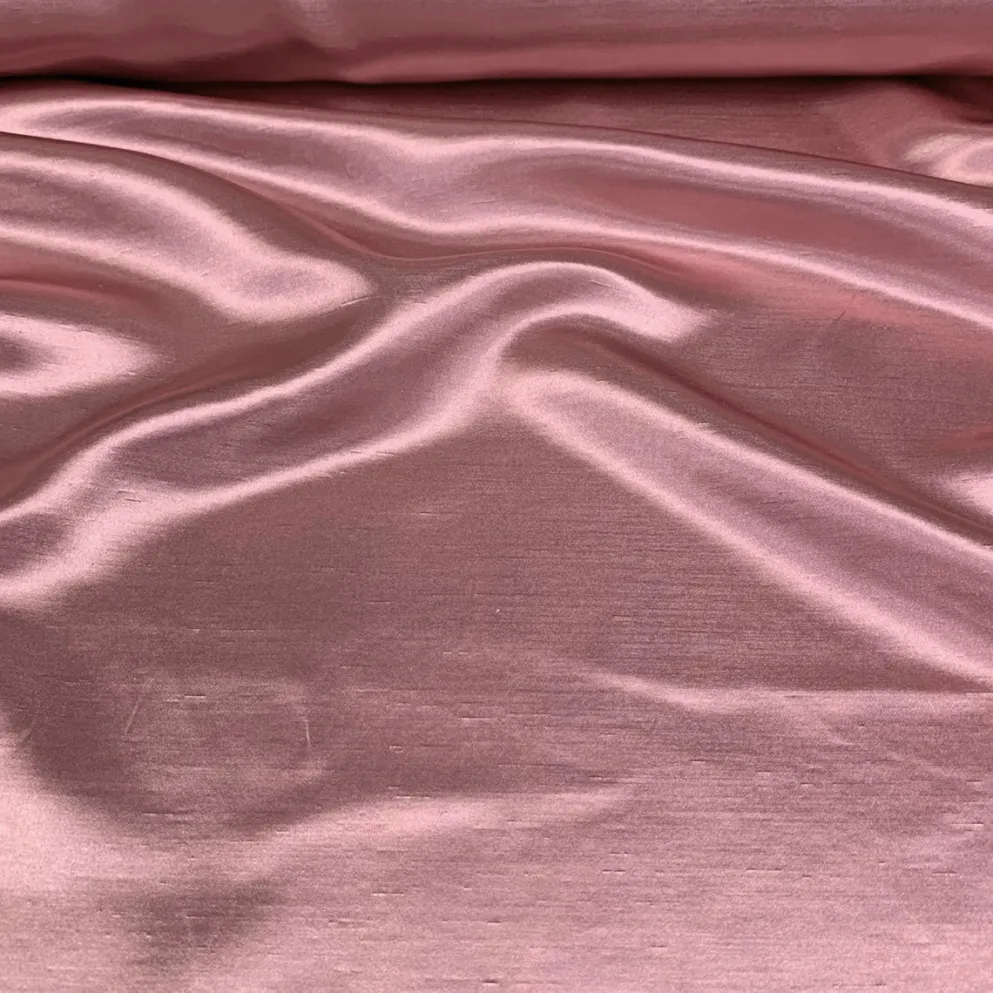 Shantung Satin (Reversible) Table Runner in Dusty Rose