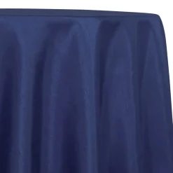 Shantung Satin (Reversible) Table Linen in DK Navy