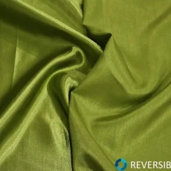 Shantung Satin (Reversible) Table Linen in Willow Green