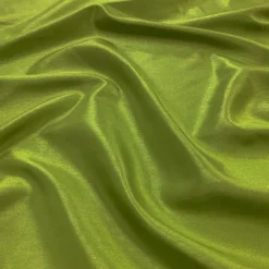 Shantung Satin (Reversible) Table Linen in Willow Green