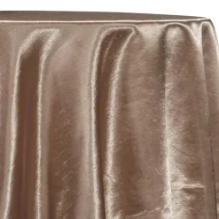 Shantung Satin (Reversible) Table Linen in Khaki