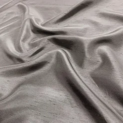 Shantung Satin (Reversible) Table Linen in Silver