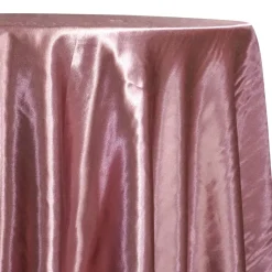Shantung Satin (Reversible) Table Linen in Mauve