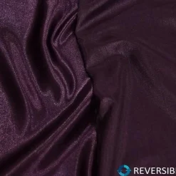 Shantung Satin (Reversible) Table Linen in Eggplant