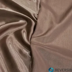 Shantung Satin (Reversible) Table Linen in Mocha
