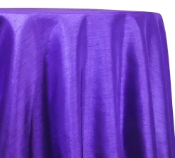 Shantung Satin (Reversible) Table Linen in Purple