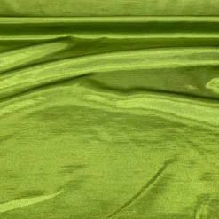 Shantung Satin (Reversible) Table Linen in Lime