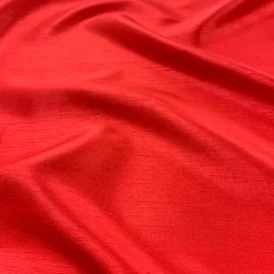 Shantung Satin (Reversible) Table Linen in Red