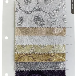 Sienna Design Table Linen in Silver and White