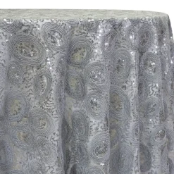 Sienna Design Table Linen in Silver and Silver