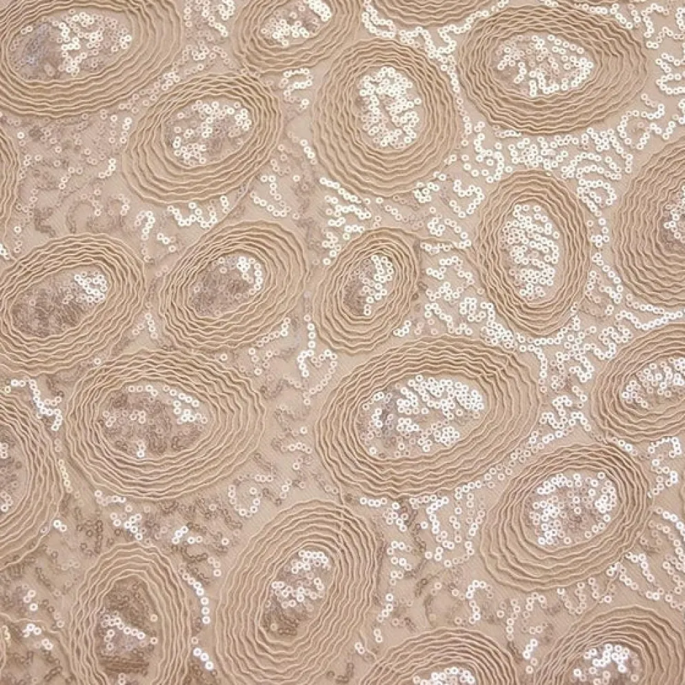 Sienna Design (w/ Poly Lining) Table Napkin in Champagne