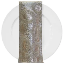 Sienna Design (w/ Poly Lining) Table Napkin in Champagne