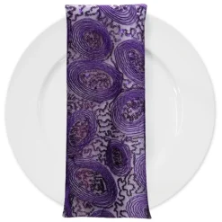 Sienna Design (w/ Poly Lining) Table Napkin in Plum