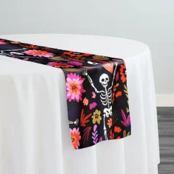 Skeleton Garden (Poly Print) Table Runner
