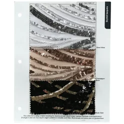 Skyfall Sequins Table Linen in Silver and Silver