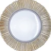 Solar - Glass Charger Plate in Gold (Item # 0309-B)